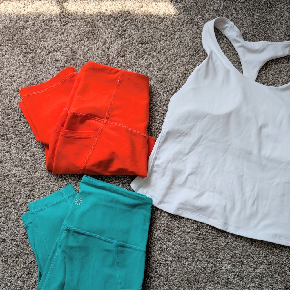 Women's Colorful Workout Set | Old Navy | Athleta | Sports Bra | Leggings